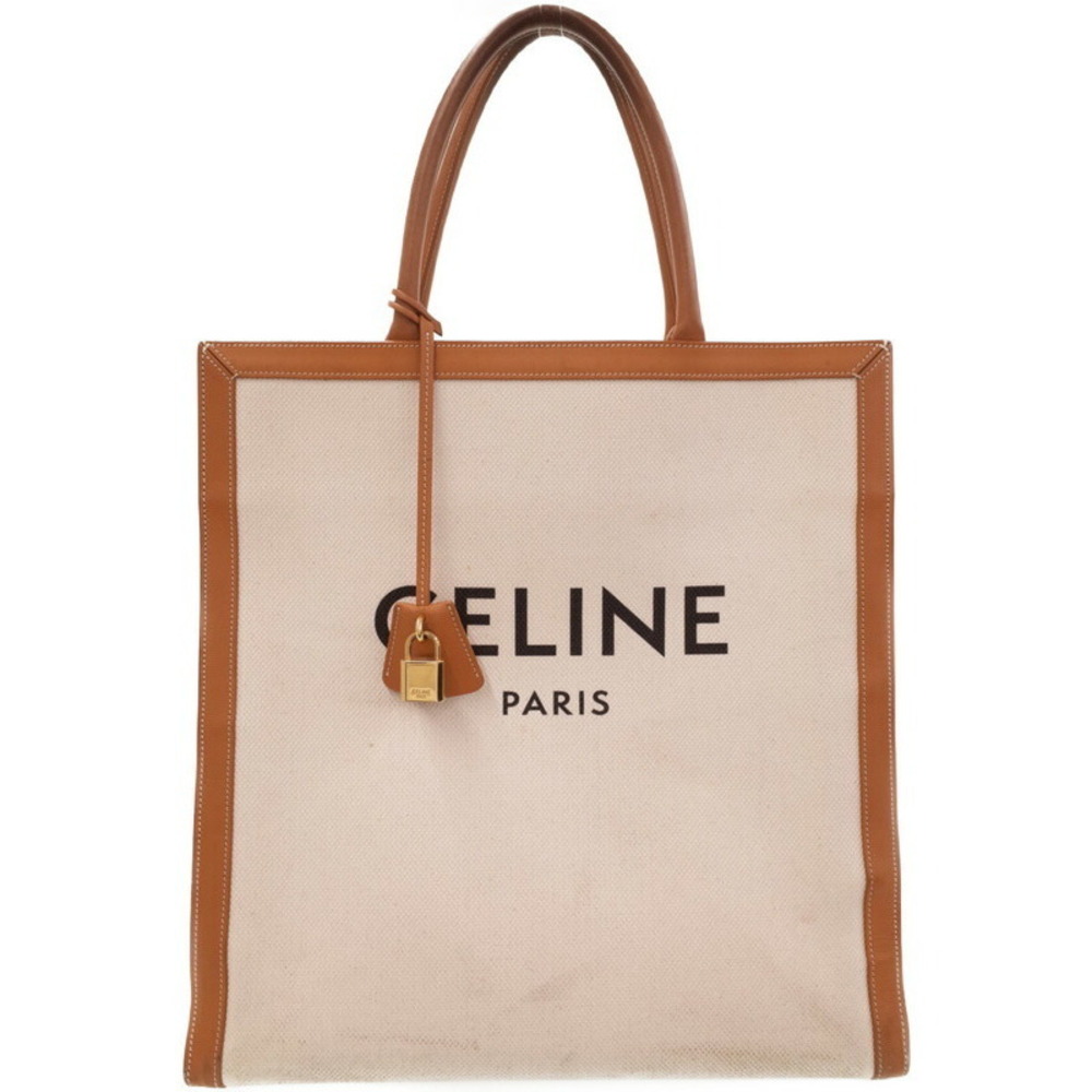 Celine Vertical Cabas Shoulder Bag Tote - Picture 2 of 9